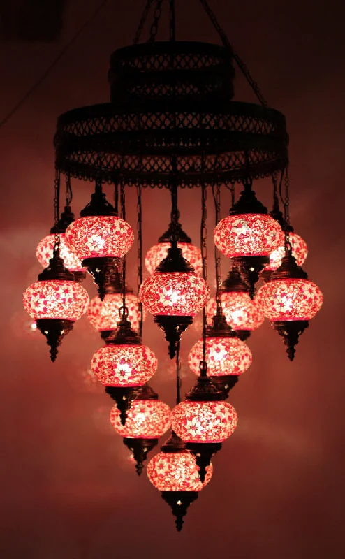 Chandeliers with Murano Glass for a High - End Artistic TouchChandeliers with Murano Glass for a High - End Artistic TouchTurkish Mosaic 15 Globe Chandelier Lamp Chandeliers with Murano Glass for a High - End Artistic TouchChandeliers with Murano Glass for a High - End Artistic TouchTurkish Mosaic 15 Globe Chandelier Lamp