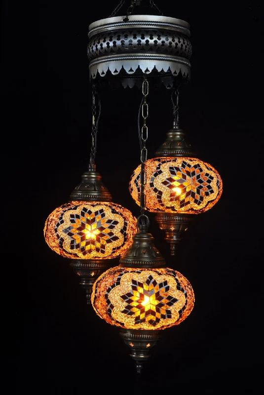 Mini Chandeliers for Adding Charm to Small SpacesMini Chandeliers for Adding Charm to Small SpacesTurkish Mosaic 3 Globe Chandelier