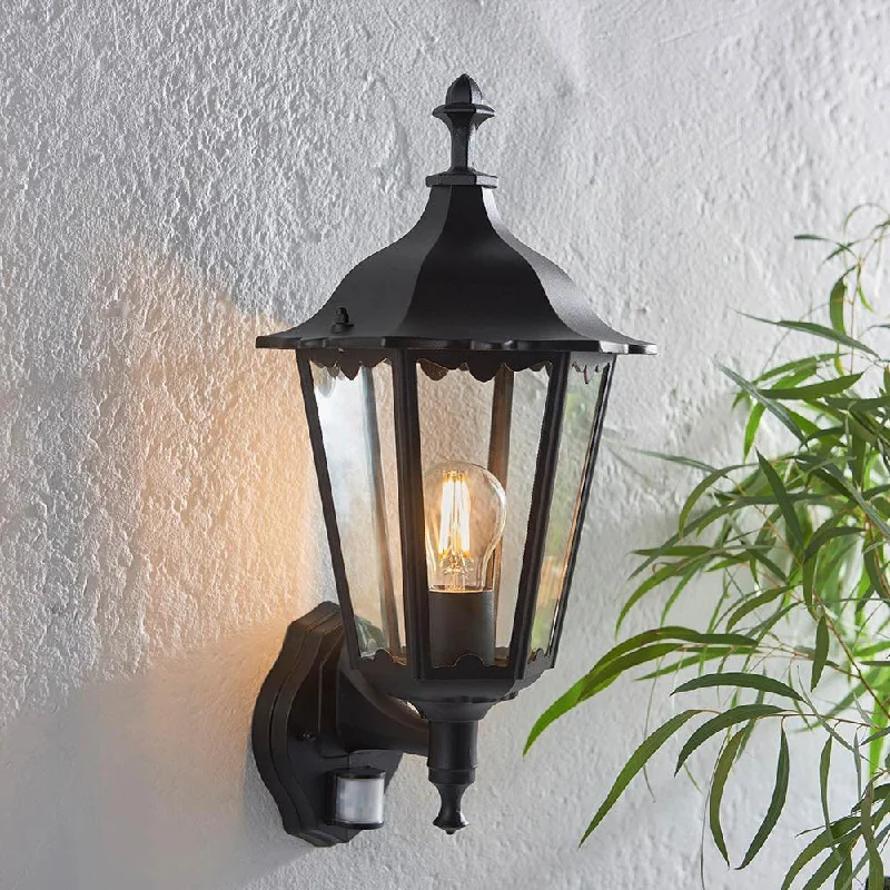 Metal Floor Lamp with a Matte Black Finish for a Sleek LookMetal Floor Lamp with a Matte Black Finish for a Sleek LookEndon Burford Black Outdoor Wall Light With PIR