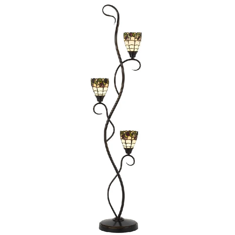 Marble Base Floor Lamp for a Touch of LuxuryMarble Base Floor Lamp for a Touch of LuxuryCal Lighting Tiffany-style 3-light Dark Bronze Floor Lamp
