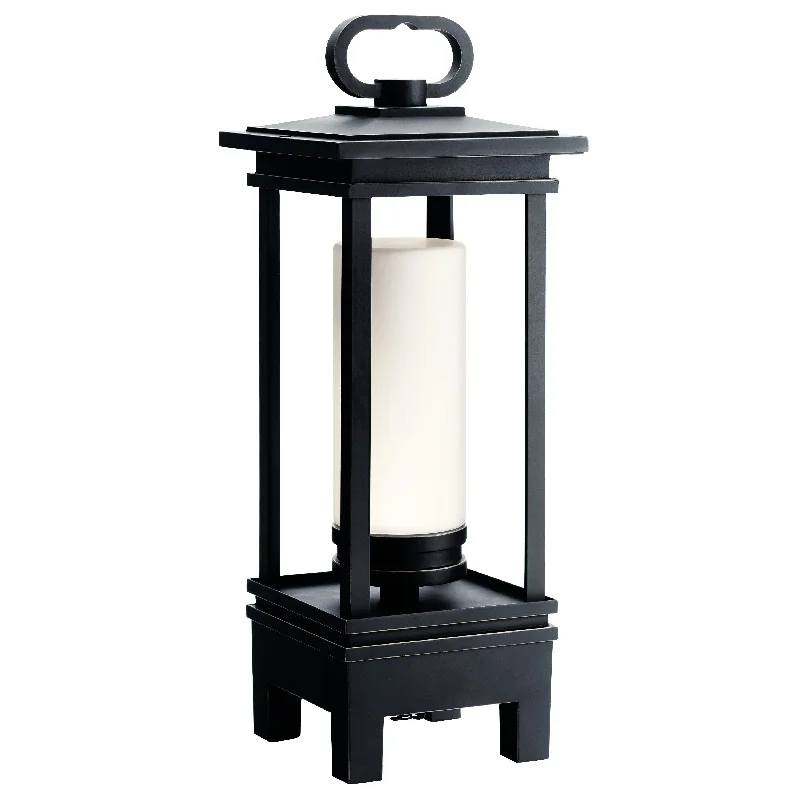 Wood Floor Lamp with Natural Grain for a Warm and Organic FeelWood Floor Lamp with Natural Grain for a Warm and Organic FeelKichler South Hope Portable Lantern with Bluetooth Speaker