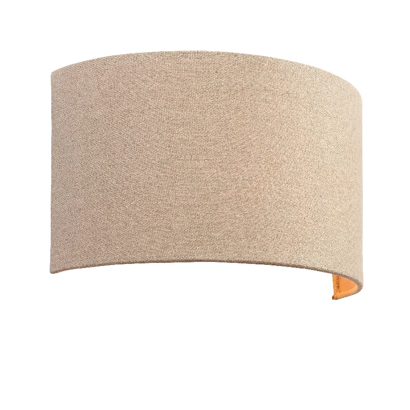 Glass Floor Lamp with Frosted Shades for Soft Diffused LightGlass Floor Lamp with Frosted Shades for Soft Diffused LightEndon OBI 1 Light Natural Linen Wall Light