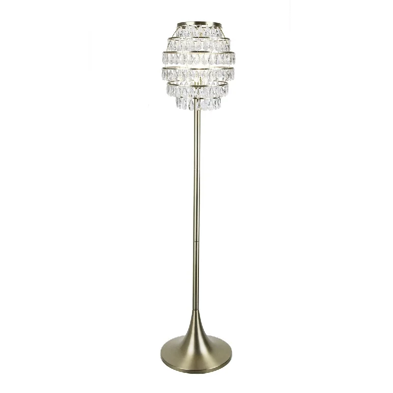 Gold Plating/Clear Crystal