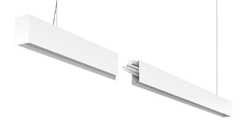 Gothic Ceiling Lights with Dark Metalwork and Pointed ArchesGothic Ceiling Lights with Dark Metalwork and Pointed Arches8' LED Linear Suspension Mount Extension Kit, 2" Wide, 3000K, White