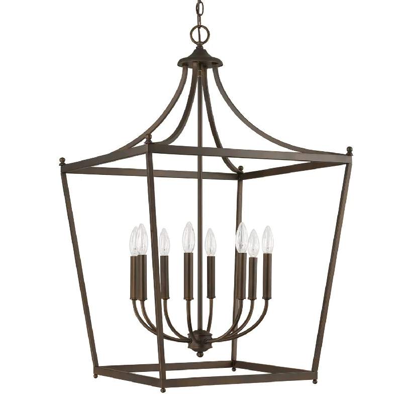 Japanese - Inspired Ceiling Lights with Shoji - Screen - like DiffusersJapanese - Inspired Ceiling Lights with Shoji - Screen - like DiffusersCapital Stanton 9553BB Pendant Light - Burnished Bronze