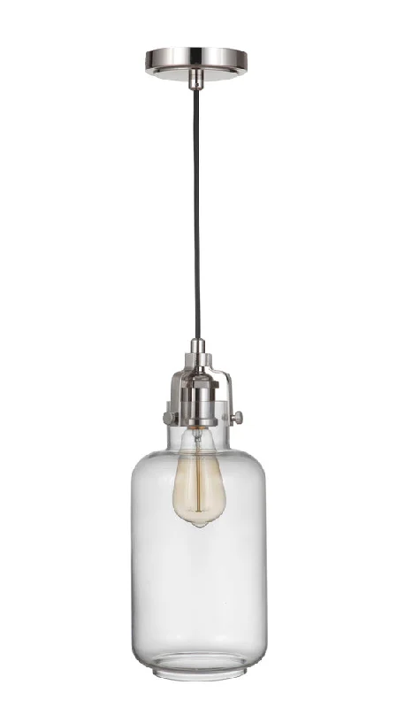 Retro Ceiling Lights Inspired by the 1950s and 1960s DesignRetro Ceiling Lights Inspired by the 1950s and 1960s DesignState House 1 Light Clear Cylinder Mini Pendant in Polished Nickel Retro Ceiling Lights Inspired by the 1950s and 1960s DesignRetro Ceiling Lights Inspired by the 1950s and 1960s DesignState House 1 Light Clear Cylinder Mini Pendant in Polished Nickel