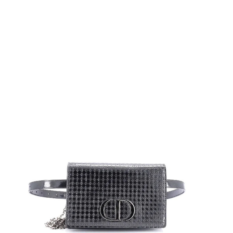 Women's money clip for a DIY - inspired style30 Montaigne 2-in-1 Pouch Micro Cannage Metallic Calfskin Women's money clip for a DIY - inspired style30 Montaigne 2-in-1 Pouch Micro Cannage Metallic Calfskin