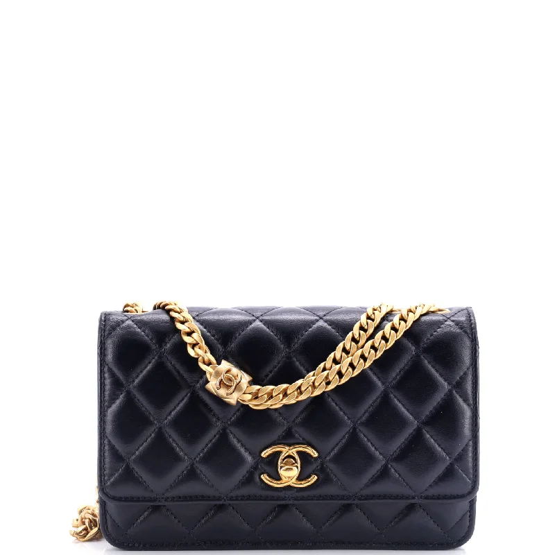 Stylish women's money clip for business meetingsAll Slide Long Wallet on Chain Quilted Lambskin Stylish women's money clip for business meetingsAll Slide Long Wallet on Chain Quilted Lambskin