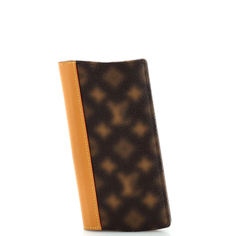 Women's money clip with a tassel for added flairBrazza Wallet Limited Edition Blurry Monogram Canvas Women's money clip with a tassel for added flairBrazza Wallet Limited Edition Blurry Monogram Canvas