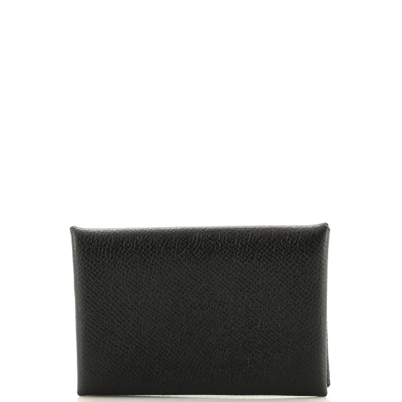 Women's money clip with a tassel for added flair​Calvi Duo Card Holder Epsom