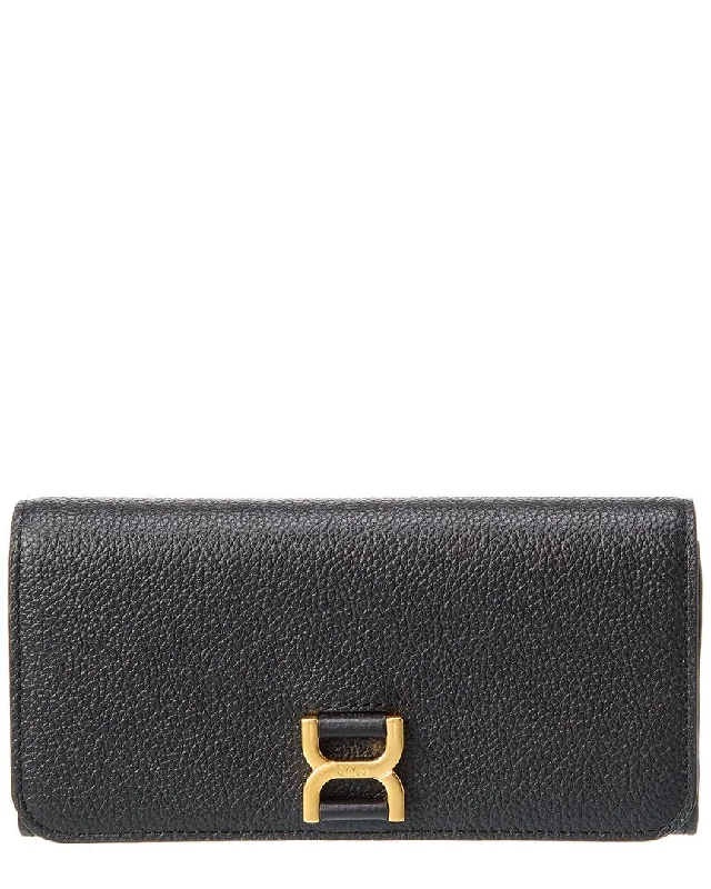 Women's money clip for travel - easy to carryChloé Marcie Long Leather Continental Wallet Women's money clip for travel - easy to carryChloé Marcie Long Leather Continental Wallet