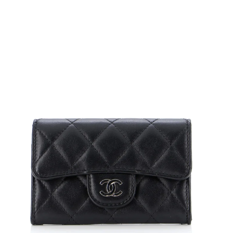 Women's money clip for the modern bohemian styleClassic Flap Card Case Quilted Lambskin Women's money clip for the modern bohemian styleClassic Flap Card Case Quilted Lambskin