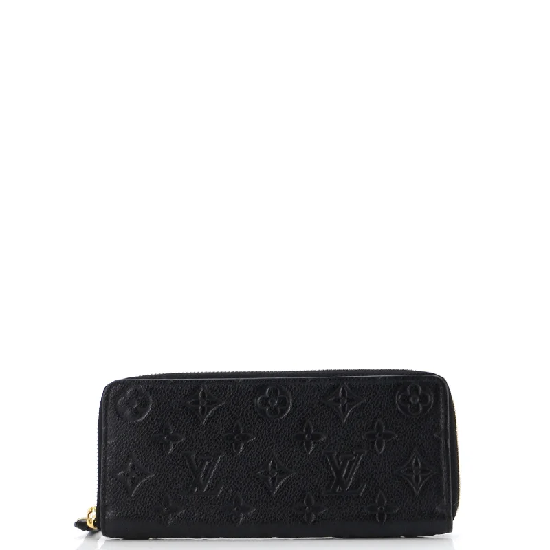Women's money clip with a zodiac symbol designClemence Wallet Monogram Empreinte Leather Women's money clip with a zodiac symbol designClemence Wallet Monogram Empreinte Leather