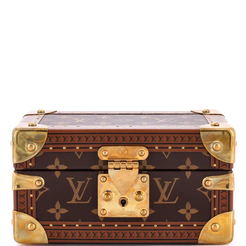 Women's money clip for left - handed users​Coffret Tresor Monogram Canvas 20