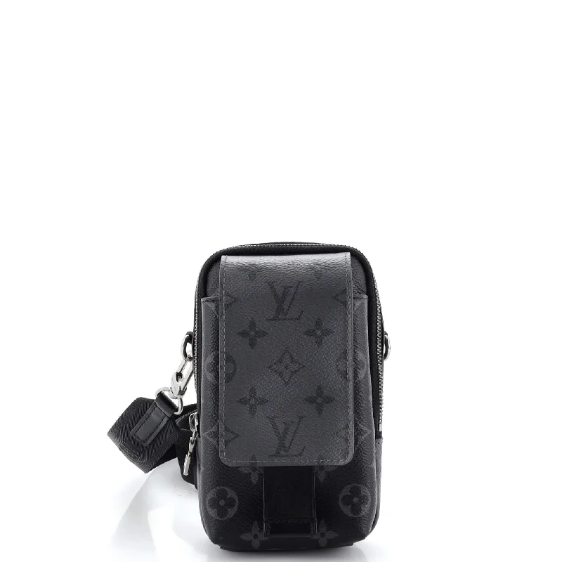 Women's money clip for plus - size handbags​Double Phone Pouch NM Reverse Monogram Eclipse Canvas
