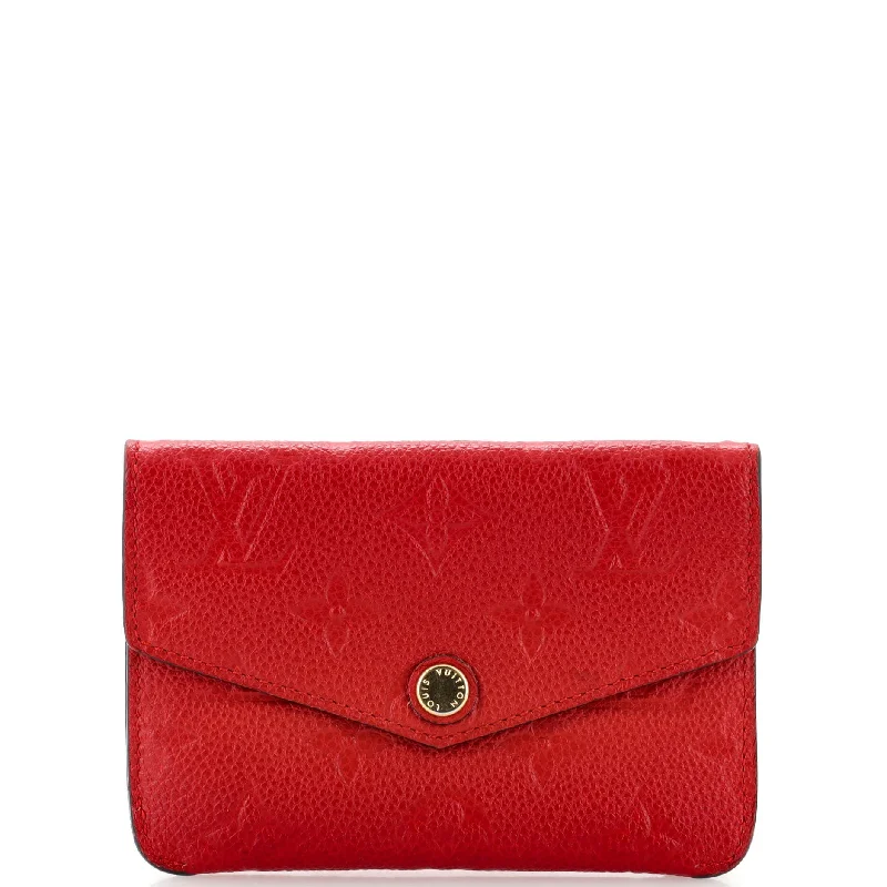 Women's money clip with a heart - shaped cutoutKey Pouch Monogram Empreinte Leather Women's money clip with a heart - shaped cutoutKey Pouch Monogram Empreinte Leather