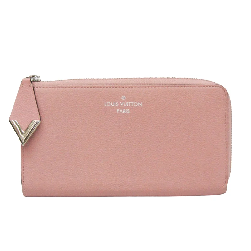 Women's money clip with a faux fur trim​Louis Vuitton Comete  Leather Wallet  (Pre-Owned)