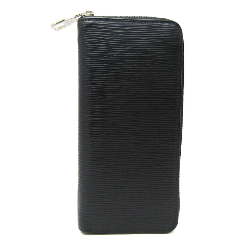 Women's money clip with a fingerprint - resistant finish​Louis Vuitton Zippy Wallet Vertical  Leather Wallet  (Pre-Owned)