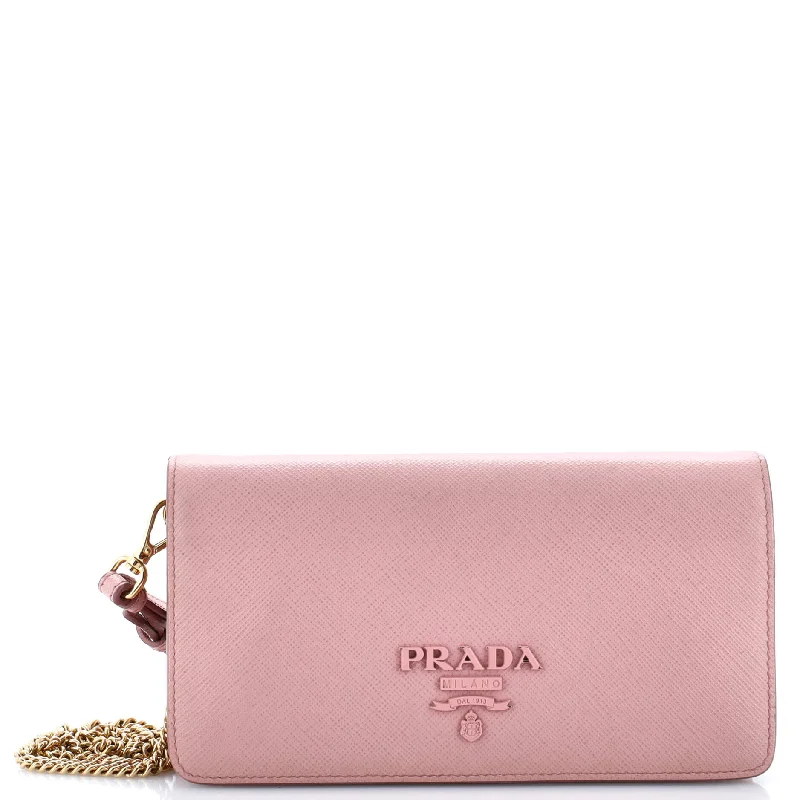 Women's money clip with a swarovski crystal accentMonochrome Wristlet Wallet on Chain Saffiano Leather Mini Women's money clip with a swarovski crystal accentMonochrome Wristlet Wallet on Chain Saffiano Leather Mini