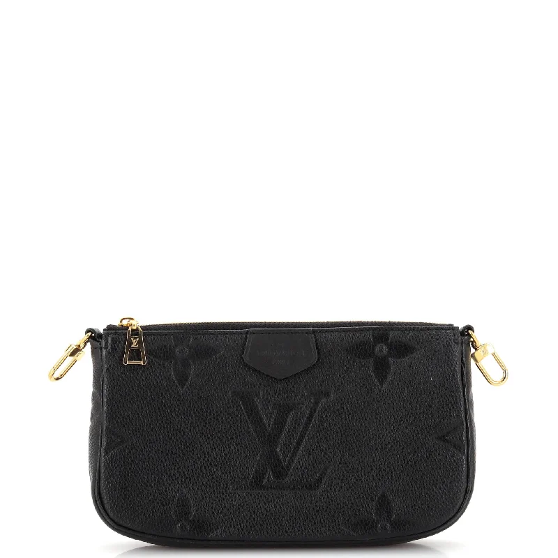 Compact women's money clip for small purses​Multi Pochette Accessoires Pouch Monogram Empreinte Giant Small