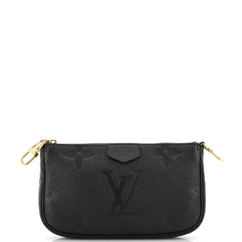 Women's money clip with a zodiac symbol design​Multi Pochette Accessoires Pouch Monogram Empreinte Giant Small