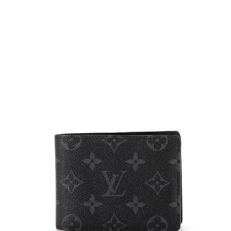 Colorful women's money clip for a pop of styleMultiple Wallet Monogram Eclipse Canvas Colorful women's money clip for a pop of styleMultiple Wallet Monogram Eclipse Canvas