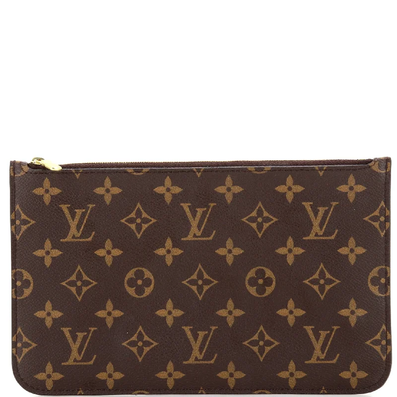 Women's money clip with a heart - shaped cutoutNeverfull Pochette Monogram Canvas Large Women's money clip with a heart - shaped cutoutNeverfull Pochette Monogram Canvas Large
