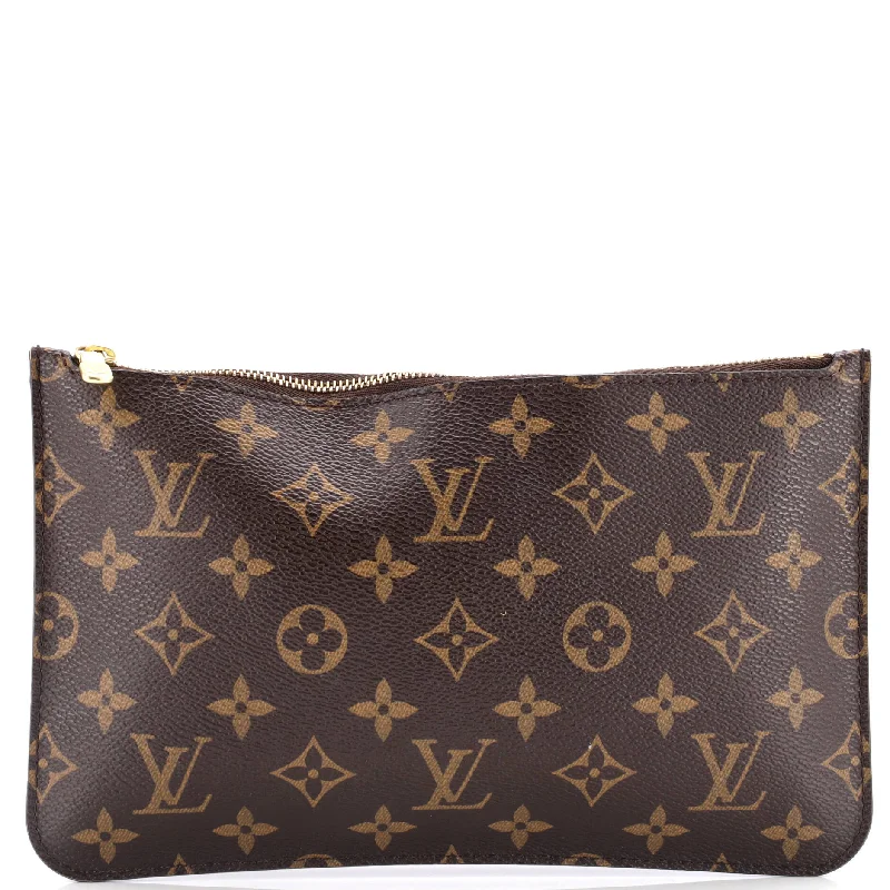 Women's money clip for a back - to - school accessory​Neverfull Pochette Monogram Canvas Large