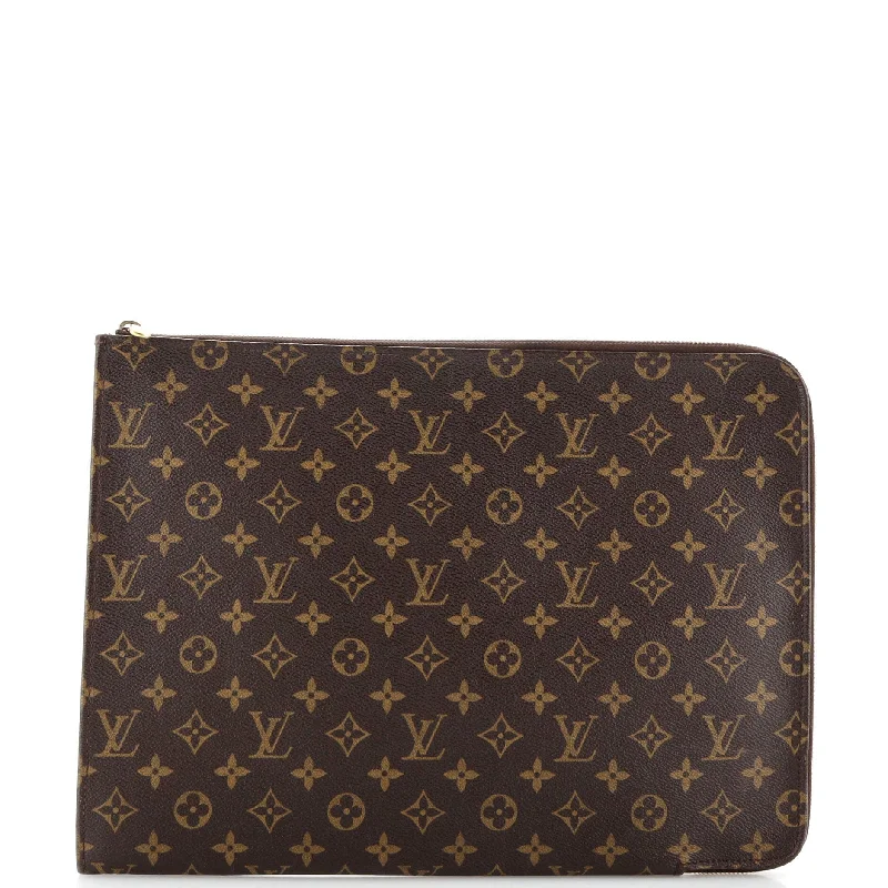 Women's money clip with a personalized engraving optionPoche Documents Monogram Canvas Women's money clip with a personalized engraving optionPoche Documents Monogram Canvas