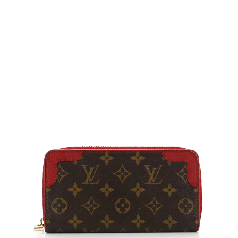 Women's money clip with a zodiac symbol designRetiro Zippy Wallet Monogram Canvas Women's money clip with a zodiac symbol designRetiro Zippy Wallet Monogram Canvas