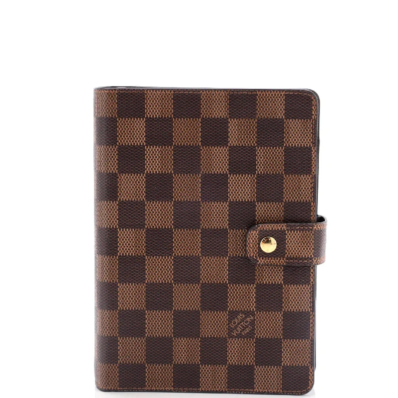 Women's money clip for the modern bohemian style​Ring Agenda Cover Damier MM