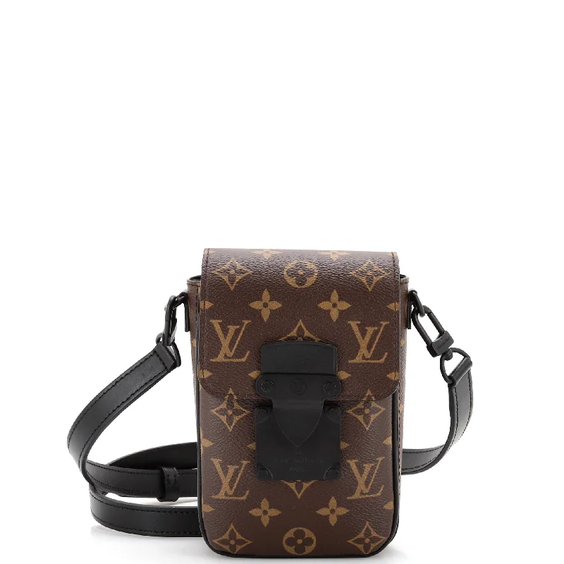 Women's money clip for travel - easy to carryS Lock Vertical Wearable Wallet Macassar Monogram Canvas Women's money clip for travel - easy to carryS Lock Vertical Wearable Wallet Macassar Monogram Canvas