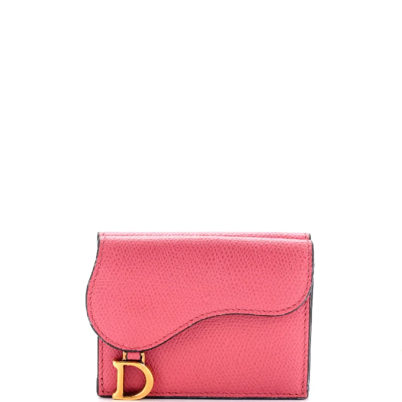 Women's money clip for a night - out on the town​Saddle Lotus Wallet Leather Mini