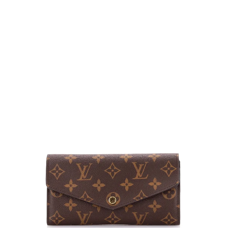 Lightweight women's money clip for everyday use​Sarah Wallet NM Monogram Canvas
