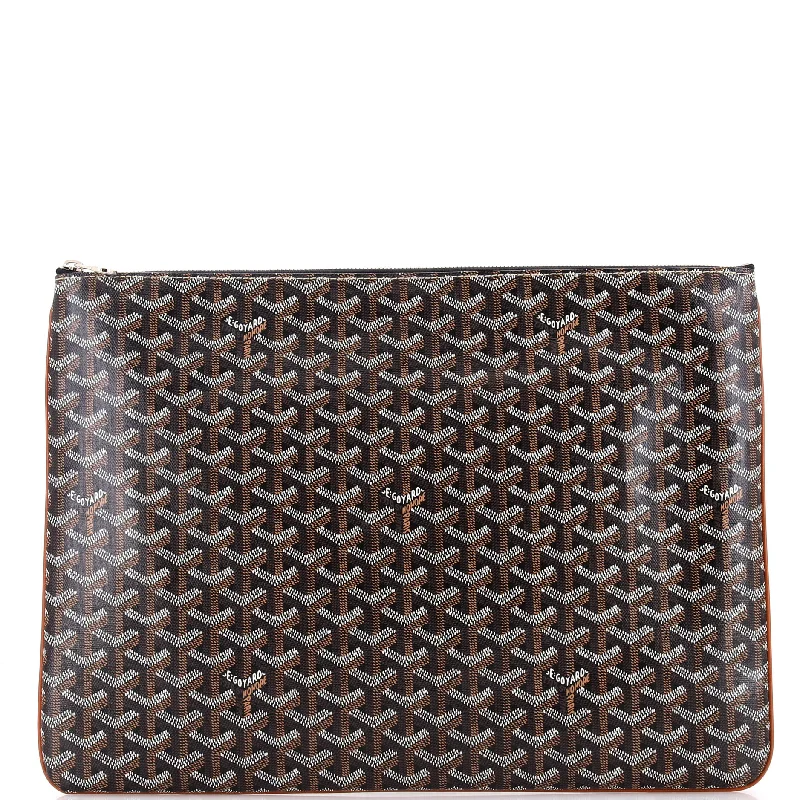 Sparkly women's money clip with rhinestones​Senat Zip Pouch Coated Canvas GM