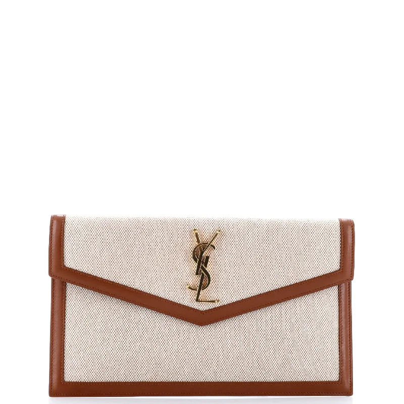 Women's money clip in a trendy geometric shape​Uptown Pouch Canvas