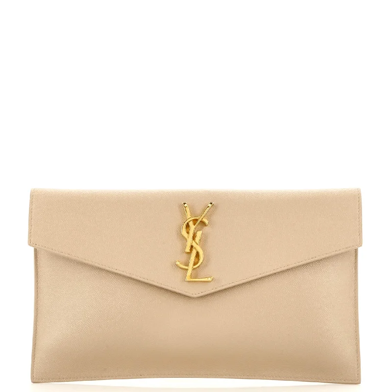 Women's money clip with a transparent acrylic design​Uptown Pouch Leather