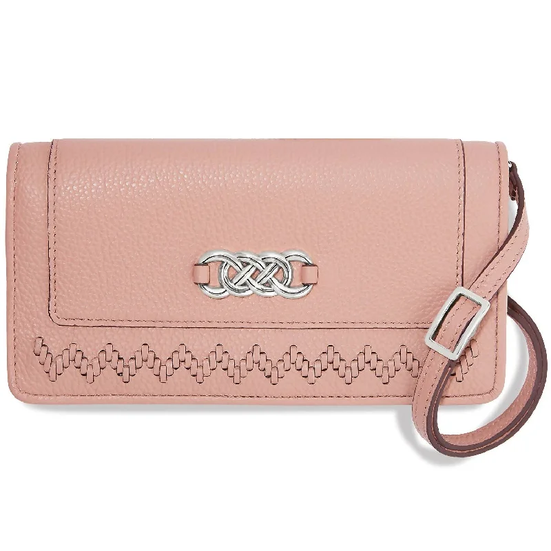 Women's leather money clip with embossed designWomen's Interlok Rockmore Wallet In Pink Sand Women's leather money clip with embossed designWomen's Interlok Rockmore Wallet In Pink Sand