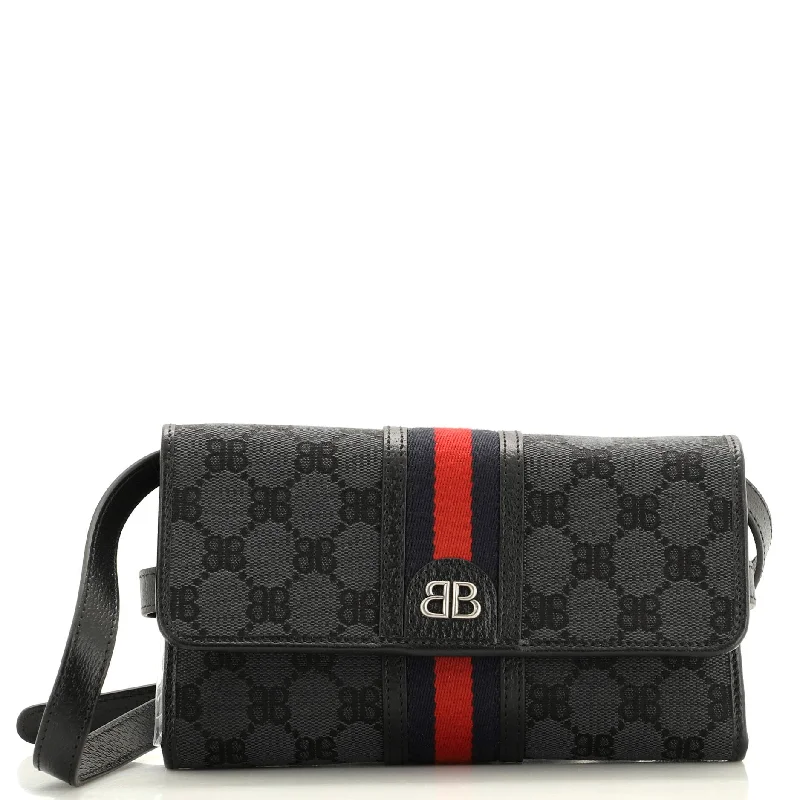 Sparkly women's money clip with rhinestonesx Gucci The Hacker Wallet on Strap BB Coated Canvas Sparkly women's money clip with rhinestonesx Gucci The Hacker Wallet on Strap BB Coated Canvas