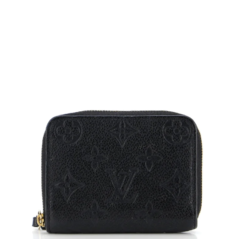 Women's money clip for minimalist fashionistas​Zippy Coin Purse Monogram Empreinte Leather