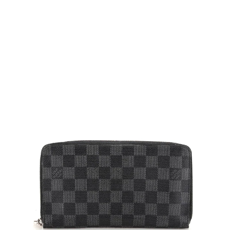 Women's money clip with a leather - wrapped metal coreZippy Organizer Damier Graphite Women's money clip with a leather - wrapped metal coreZippy Organizer Damier Graphite