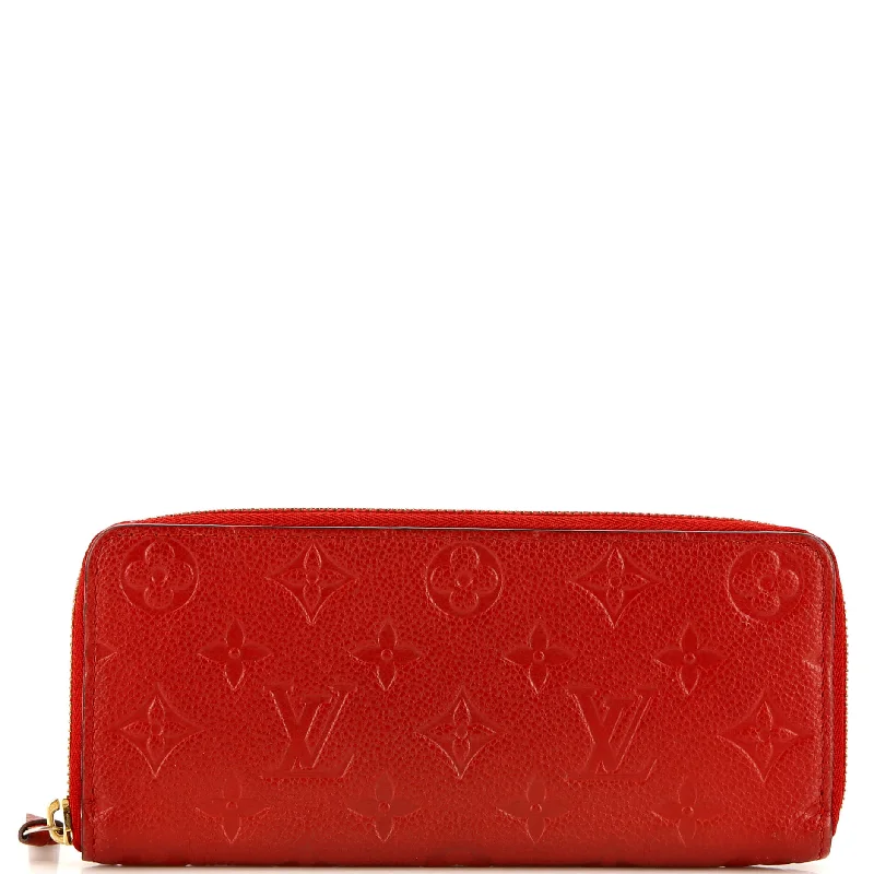 Women's money clip with a built - in card holderZippy Wallet Monogram Empreinte Leather Women's money clip with a built - in card holderZippy Wallet Monogram Empreinte Leather