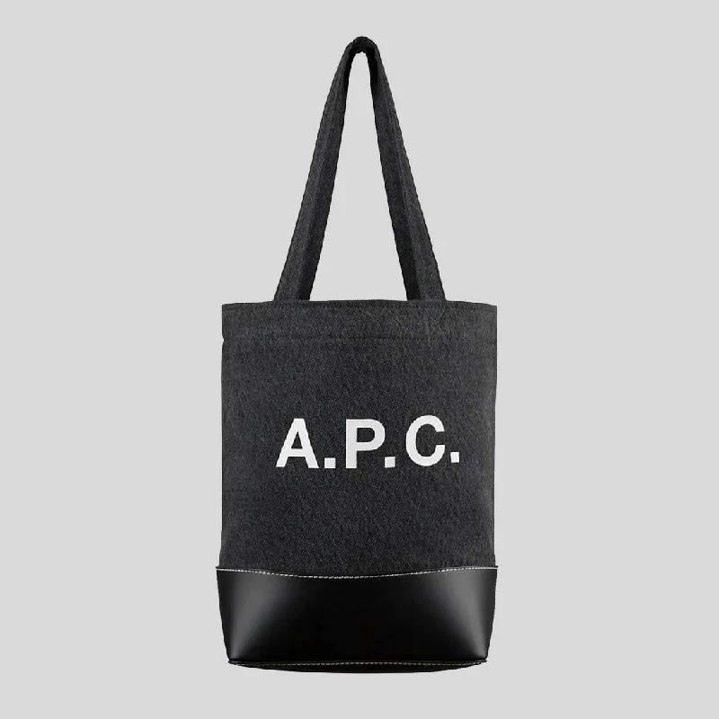 Women's Printed Tote Bag in Floral Patterns for a Spring - Themed Shopping TripA.P.C. Axel Small Unisex Tote Bag Black COGZEM61568LZZ Women's Printed Tote Bag in Floral Patterns for a Spring - Themed Shopping TripA.P.C. Axel Small Unisex Tote Bag Black COGZEM61568LZZ