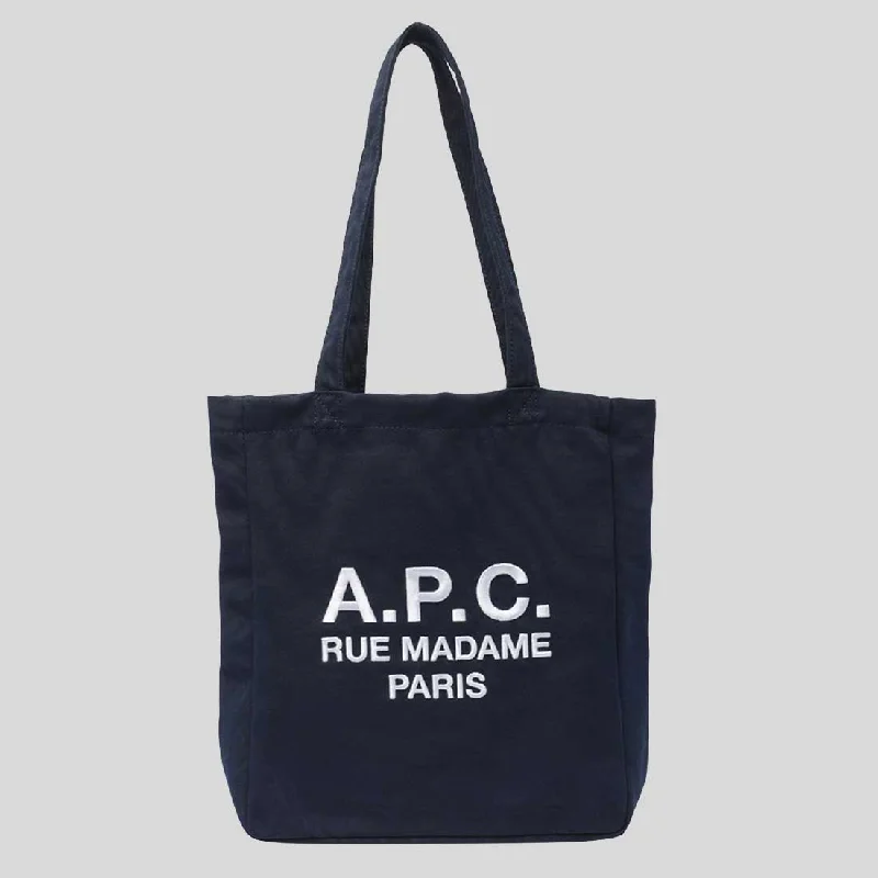 Monogrammed Tote Bag in Brown Leather with Personalized Initials for a Custom and Elegant TouchA.P.C. Rue Madame Unisex Tote Bag Dark Navy Blue PSAJSM61937IAK Monogrammed Tote Bag in Brown Leather with Personalized Initials for a Custom and Elegant TouchA.P.C. Rue Madame Unisex Tote Bag Dark Navy Blue PSAJSM61937IAK