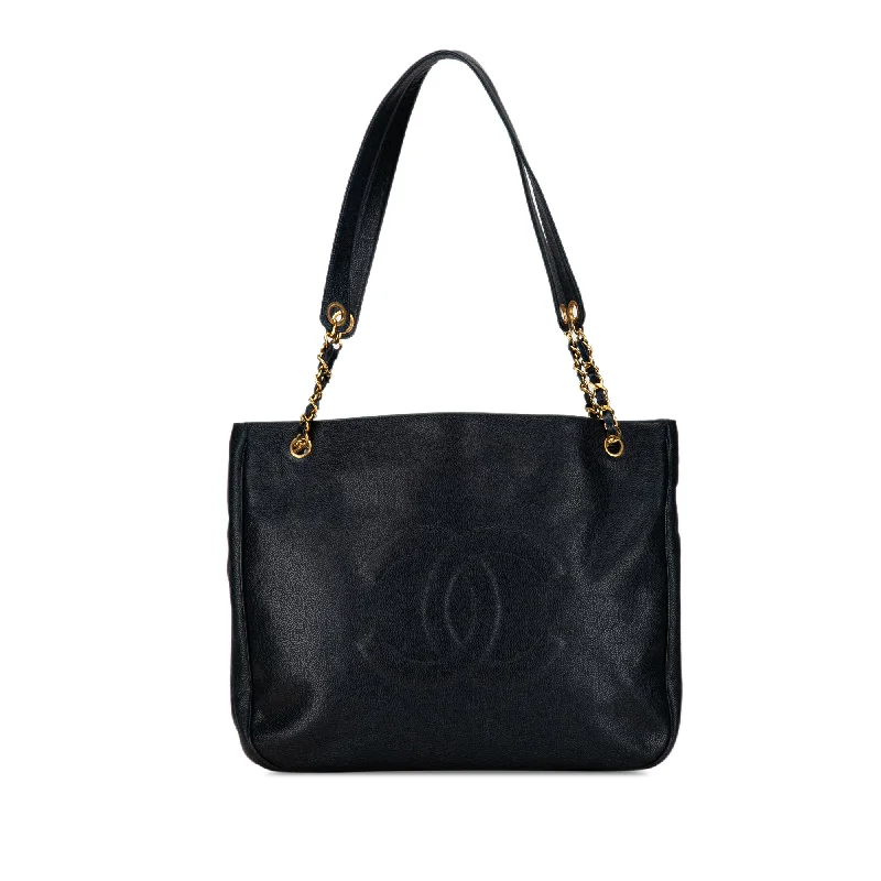 Oversized Jute Tote Bag in Natural Color with Rope Handles for a Beach VacationBlack Chanel Caviar CC Tote Oversized Jute Tote Bag in Natural Color with Rope Handles for a Beach VacationBlack Chanel Caviar CC Tote