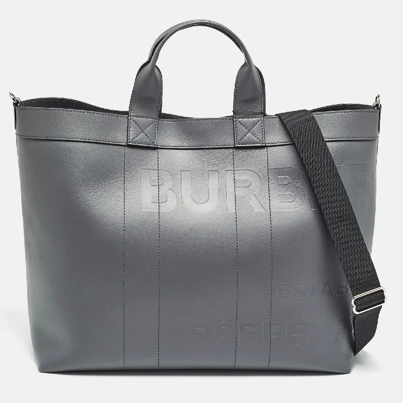 Metallic Tote Bag in Rose Gold with Chain Handles for a Glamorous Night OutBurberry Ash Grey Leather Ormond Tote Metallic Tote Bag in Rose Gold with Chain Handles for a Glamorous Night OutBurberry Ash Grey Leather Ormond Tote