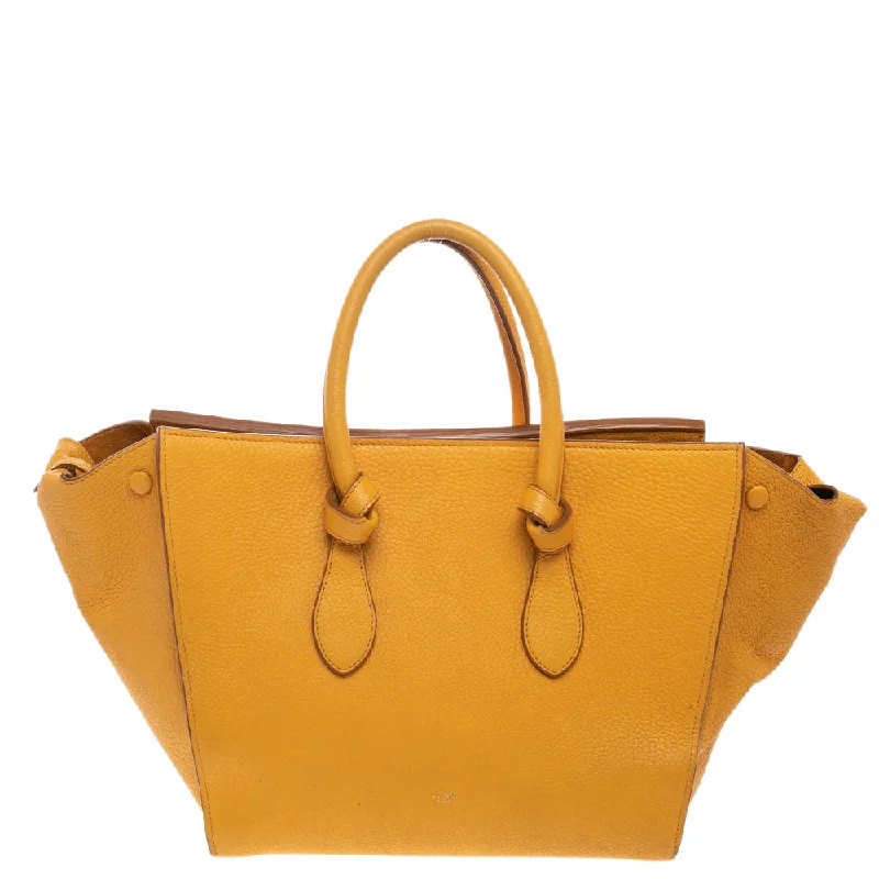 Women's Tote Bag with Inner Compartments in Gray for Organizing Everyday EssentialsCeline Leather Small Tie Tote Women's Tote Bag with Inner Compartments in Gray for Organizing Everyday EssentialsCeline Leather Small Tie Tote