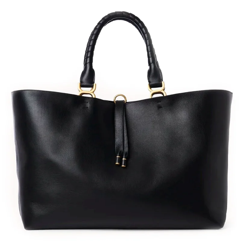 Monogrammed Tote Bag in Brown Leather with Personalized Initials for a Custom and Elegant TouchLarge Marcie Tote Bag, Black Monogrammed Tote Bag in Brown Leather with Personalized Initials for a Custom and Elegant TouchLarge Marcie Tote Bag, Black