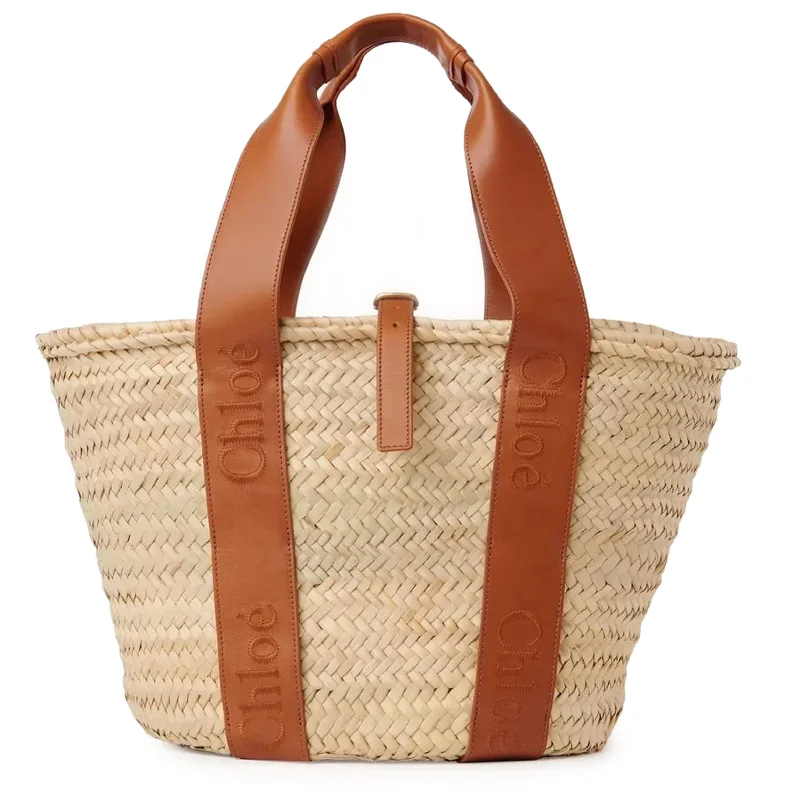 Patchwork Tote Bag in Denim with Vintage - Inspired Designs for a Retro AppealSense Raffia Tote, Caramel Patchwork Tote Bag in Denim with Vintage - Inspired Designs for a Retro AppealSense Raffia Tote, Caramel
