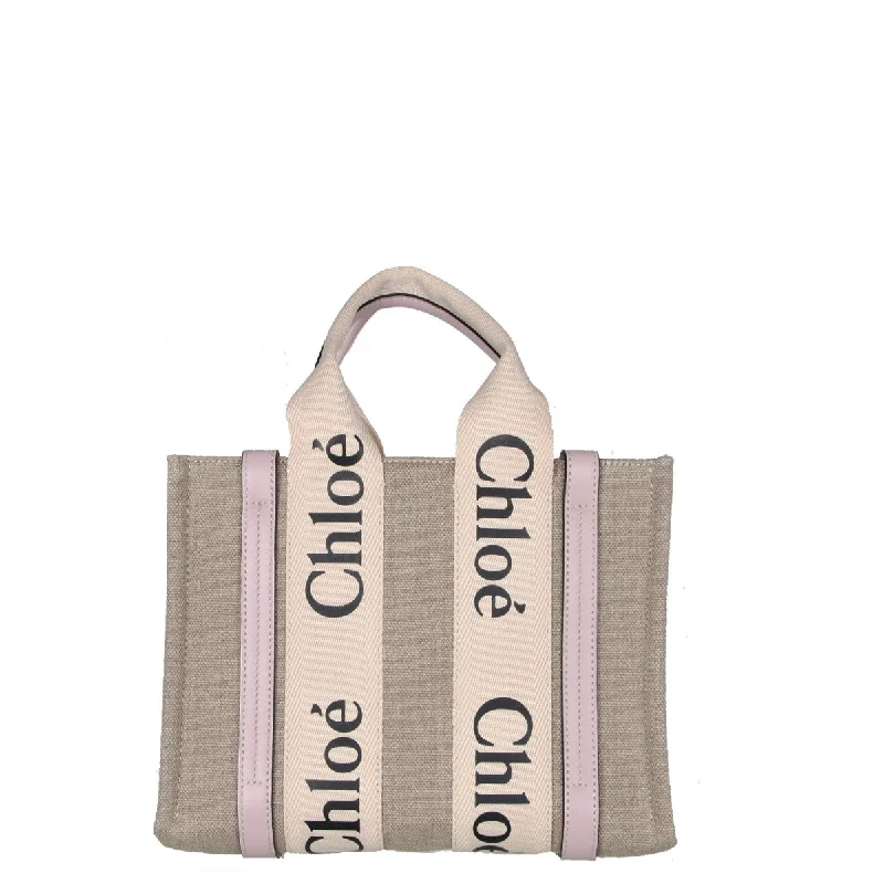 Waterproof Tote Bag in Yellow for Outdoor Activities in Wet WeatherWoody Tote Small Strap Linen, Lavender